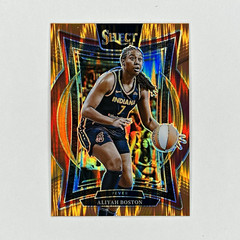 Panini 2025 WNBA Select Aliyah Boston Indiana Fever #64 Concourse Orange Flash