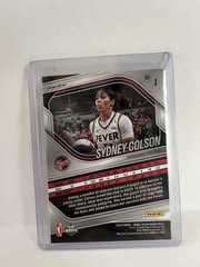 2025 Panini Prizm Sydney Colson #1 White Seismic Indiana Fever WNBA Card