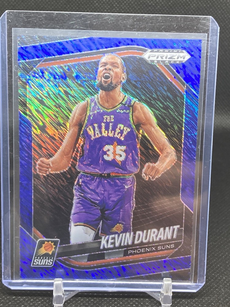 2024-25 Panini Prizm Black FOTL Blue Shimmer 4/35 Kevin Durant #162