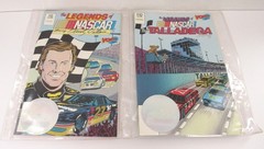 1990&rsquo;s VORTEX COMICS THE LEGENDS OF NASCAR SILVER EDITION HOLOGRAM VOLUMES 1-13