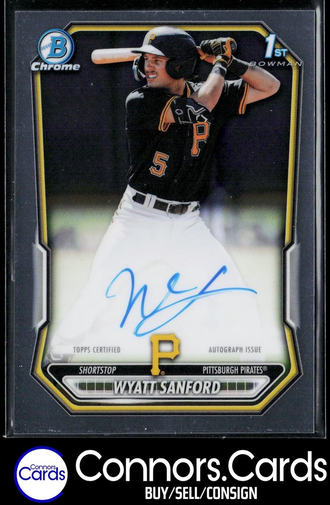 Wyatt Sanford Auto 2026 Bowman #CPA-WS Chrome Prospect Autographs