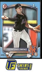 2025 Bowman Draft #BD-56 Antonio Jimenez Sky Blue Border #/499