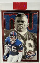 Lawrence Taylor Custom novelty art Handmade New York Giants Patch CARD