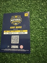 2026 Champions Deck Aday Mara National Champions Michigan Wolverines # 15 AW1