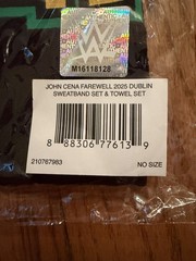 WWE John Cena Farewell Tour DUBLIN Towel & Sweatband Set NEW & Sealed SOLD OUT