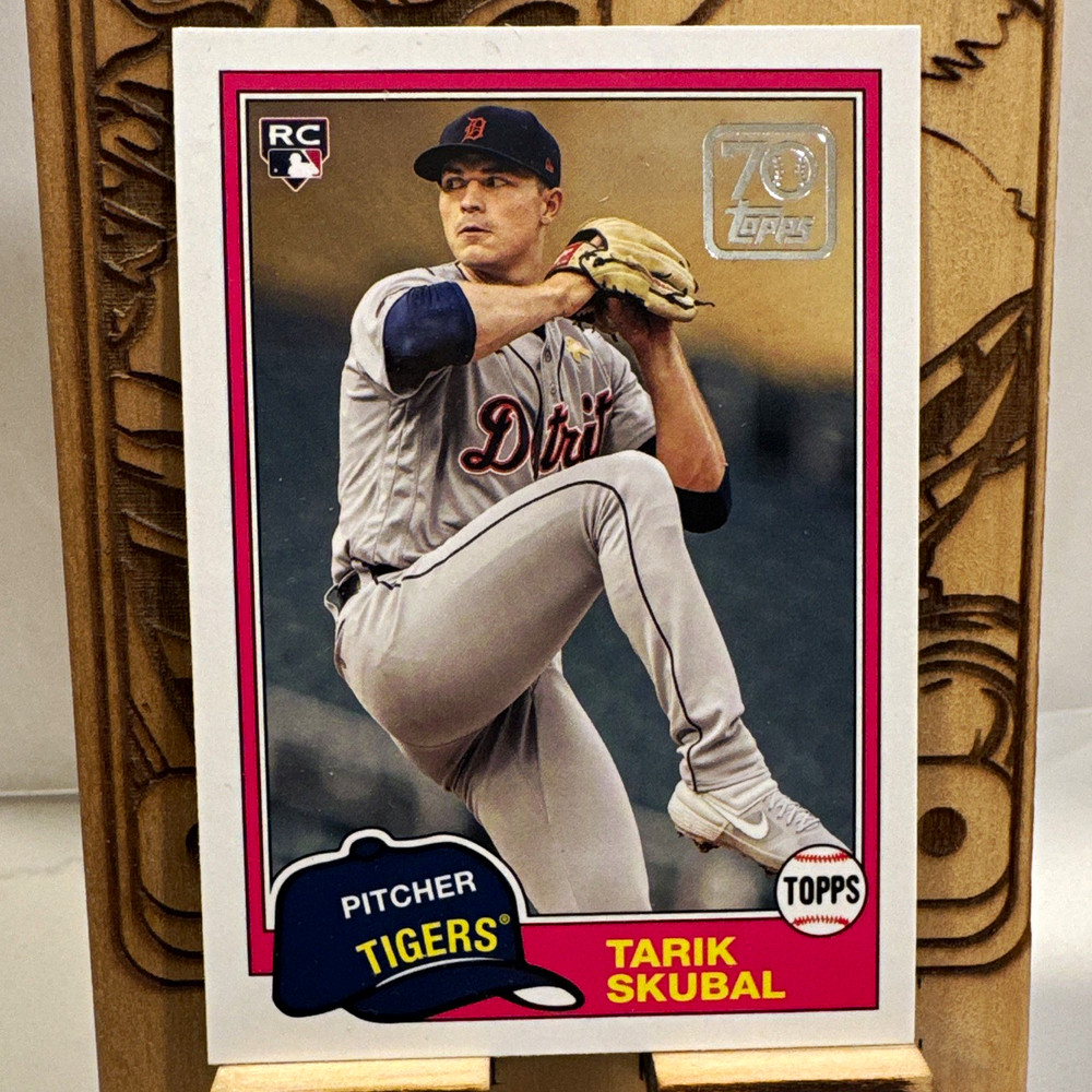 Topps 2021 70th Anniversary #70T-31 Tarik Skubal Rookie Detroit Tigers