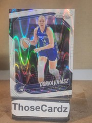 2025 Panini Prizm WNBA White Seismic Prizm #109 Dorrka Juasz