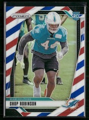 2024 Panini Prizm #319 Chop Robinson Red White and Blue Rookie
