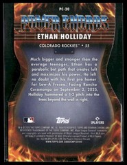 2026 Bowman #PC-20 Ethan Holliday Power Chords