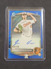 2025 Bowman Draft – Joseph Dzierwa 1st Blue Wave Refractor Auto /150 (AU, RC)