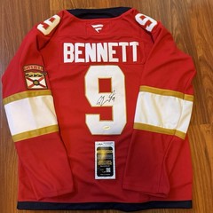 Sam Bennett Signed Florida Panthers Jersey 2025 Stanley Cup Conn Smythe JSA COA