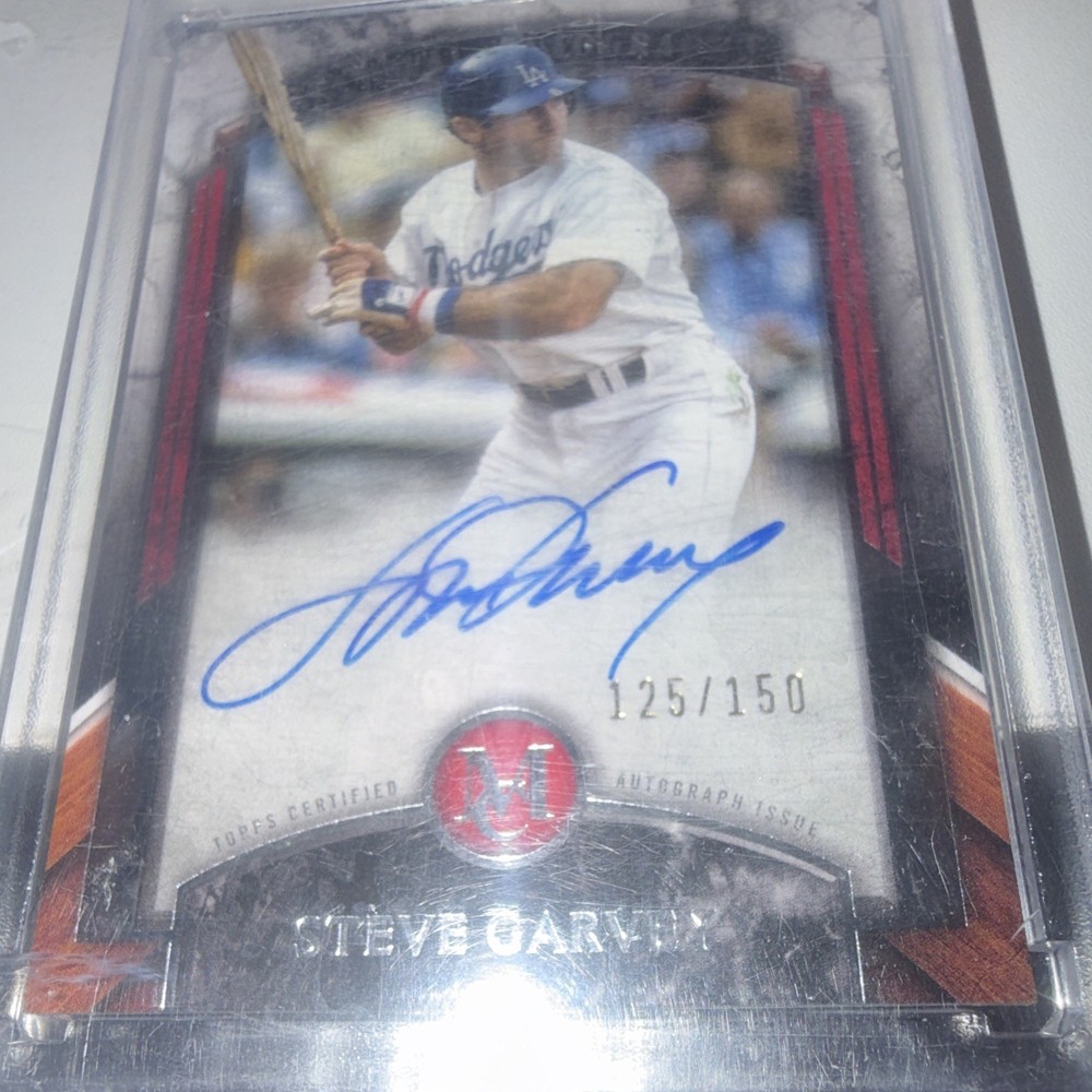 Topps 2022 Museum Collection Archival Autographs Steve Garvey AA-SG Auto 125/150