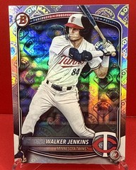2025 Bowman-Prospects Walker Jenkins #BP-1 Bowman Retro Logo Pattern Foil (RC)