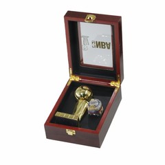 NBA 2025 Oklahoma City Thunder Championship Ring & Trophy With Display Box