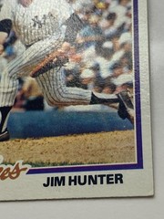 1978 Topps #460 Jim « Catfish » Hunter New York Yankees MLB HOF Vintage VG-VG+