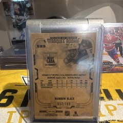 O-Pee-Chee 2025-26 Marquee Rookie Noah Laba #593 Rainbow Black /100 NY Rangers