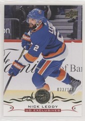 2018-19 Upper Deck UD Exclusives 33/100 Nick Leddy #116 0c3