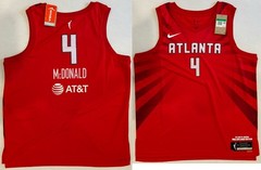 Aari McDonald Atlanta Dream Explorer Red Jersey WNBA Womens XL Indiana Fever