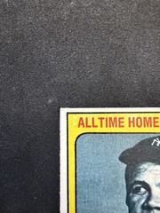 1973 Topps – All-Time Leaders Babe Ruth, Willie Mays, Hank Aaron #1⚾️NM⚾️