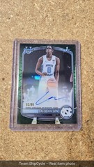 DEFECTIVE 202526 Bowman 1st Chrome Green Reptilian Refractor CALEB WILSO G3D