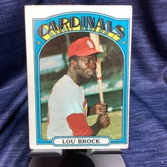 Topps 1972 Lou Brock #200 St. Louis Cardinals MLB Baseball Base Set Card