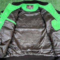 NWT VTG JH Designs Joker Jacket Men&rsquo;s 2XL Green DC Comics Nascar Racing Boxy