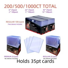 200/500/1000ct Ultra Pro 3&Prime; X 4&Prime; Top Loader For Standard 35pt Trading Cards