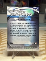 2020 Bowman Draft – Glimpses of Greatness Max Meyer #GOG-MM (RC)