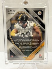 2025 Panini Prizm – T.J. Watt Premier Jersey Neon Green Pulsar Relic #TJW