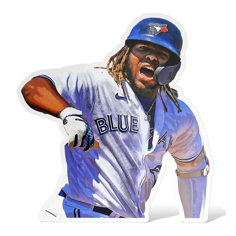 Vladimir Guerrero Jr Toronto Blue Jays Glossy Sticker Vinyl Laminate Adhesive