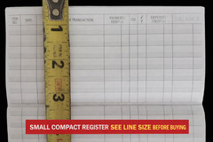 Checkbook Transaction Registers 2022 2023 2024 Bank Deposit Debit Book Record