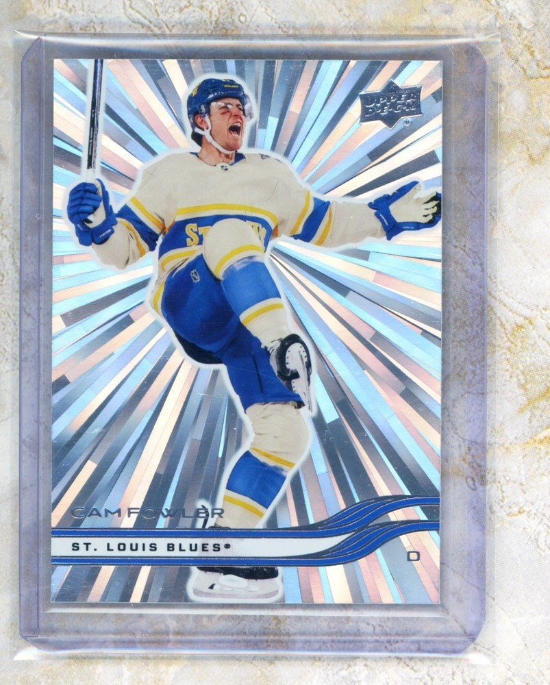 2025-26 Upper Deck Series 1 Hockey Outburst #152 Cam Fowler