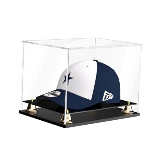 Hat Display Case Clear Acrylic Baseball Cap Box 11 x 8.2 x 7.1 inch