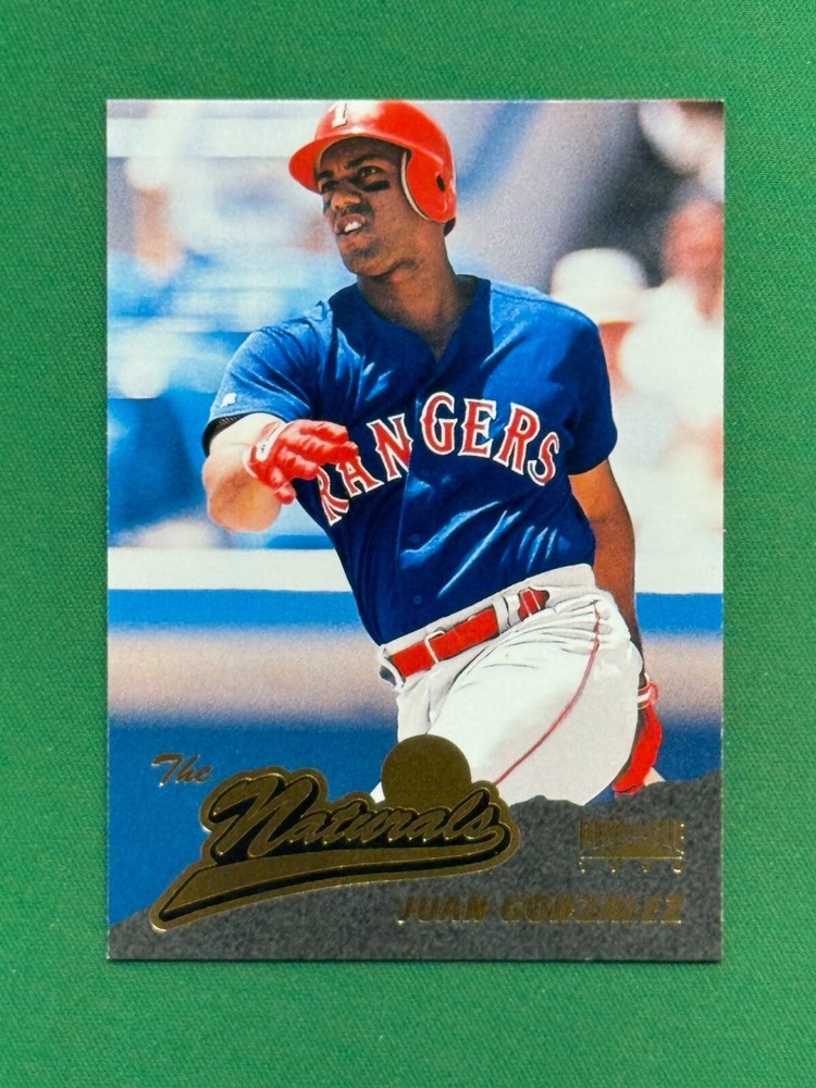1996 Pinnacle Series 1 Baseball #163 Juan Gonzalez The Naturals