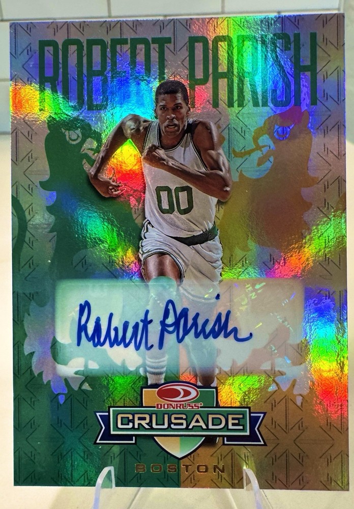 2026 Panini 90s Pop Culture Robert Parish Crusade Auto C-RP Boston Celtics HOF