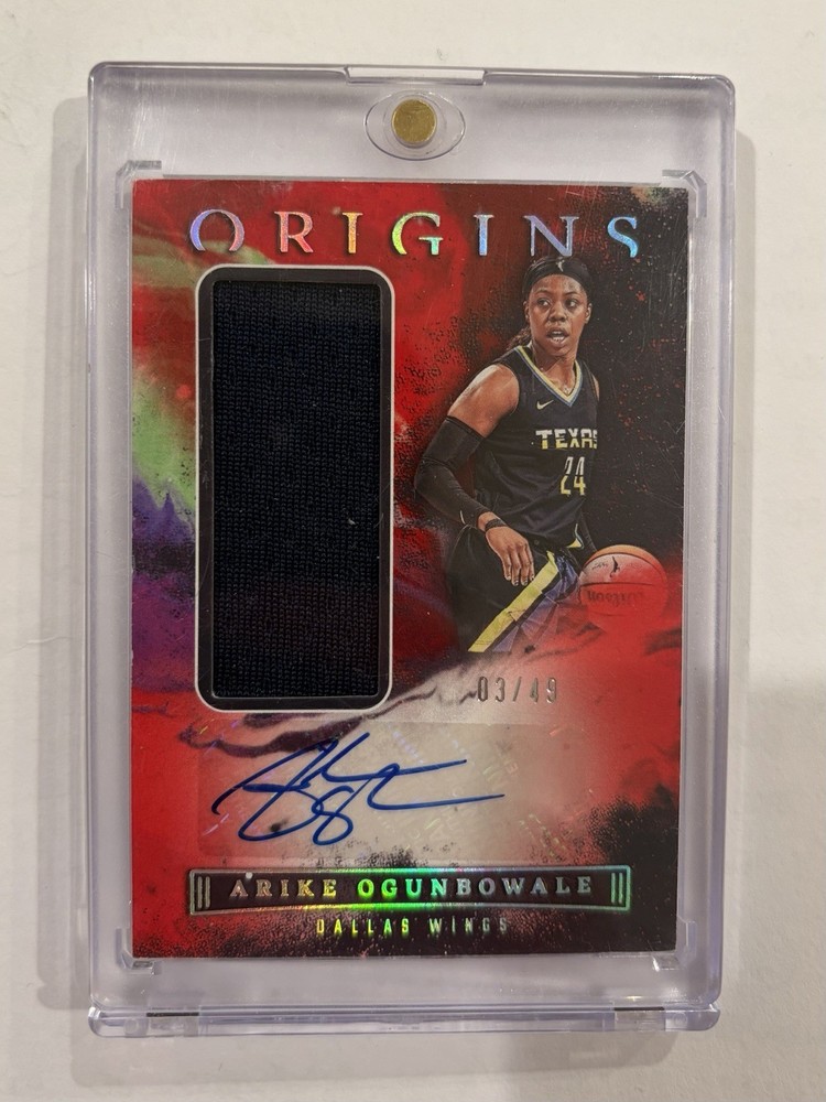 2023 Panini Origins WNBA – Jersey Autographs Arike Ogunbowale #JA-ARK Red /49