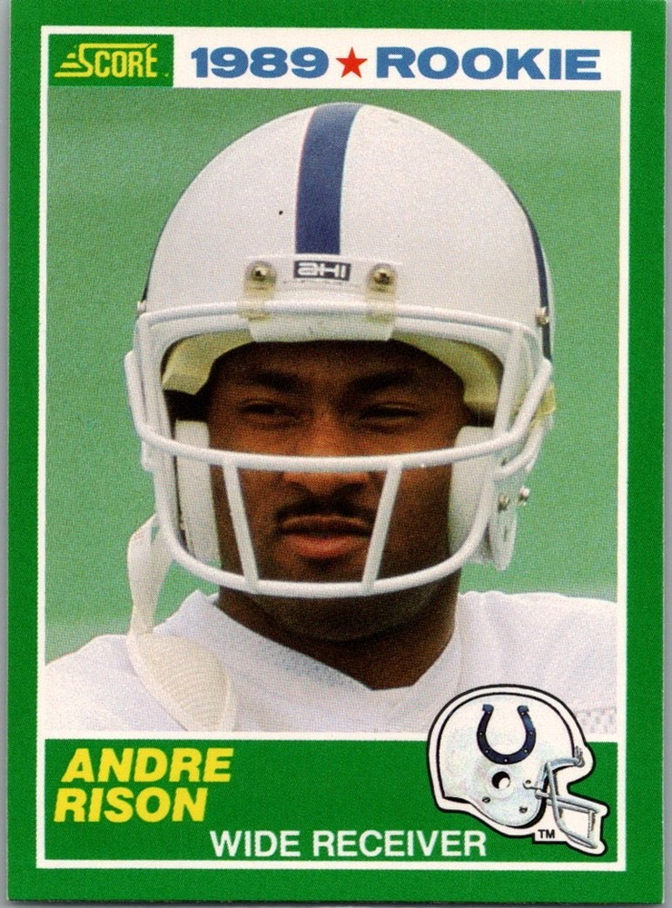 1989 Score – Andre Rison #272 Rookie RC Michigan State Spartans Falcons Colts