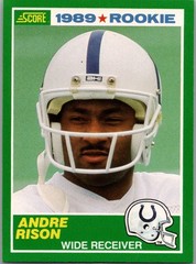 1989 Score – Andre Rison #272 Rookie RC Michigan State Spartans Falcons Colts