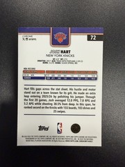 2025-26 Topps Chrome Update JOSH HART X-Fractor #72 New York Knicks