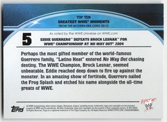 2013 Topps Best of WWE Top 10 Greatest WWE Moments Eddie Guerrero #5