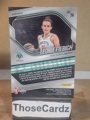 2025 Panini Prizm WNBA White Seismic Prizm #74 Leonie Fiebich