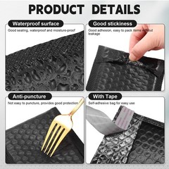 302 Pcs Trading Card Shipping Protector Set – 200 Plastic Inserts, 100 Bubble Ma
