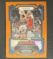 Ariel Atkins 2024 Panini Prizm WNBA Monopoly Orange /124 #5 – Washington Mystics