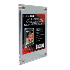 (Pack of 3) Ultra Pro 4-Screw Screwdown Trading Card Holder Regular Non-Recessed