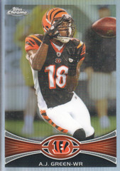 2012 Topps Chrome Refractors #85 A.J. Green – FB
