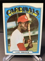 1972 Topps HOF Lou Brock #200 Cardinals VGEX Vintage