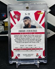 2020 Panini Phoenix Jauan Jennings Rookie Fire Burst Prizm #196 • 49ers