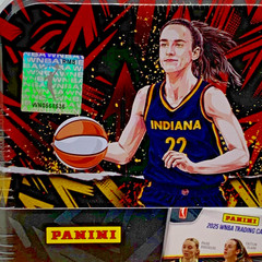 Caitlin Clark 2025 WNBA Panini Prizm Collectible Tin NEW SEALED 16 Cards 🔥