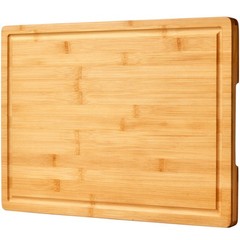 Allsum 24×18&Prime; Extra Large Bamboo Cutting Boards for 24&Prime;L x 18&Prime;W, Natural