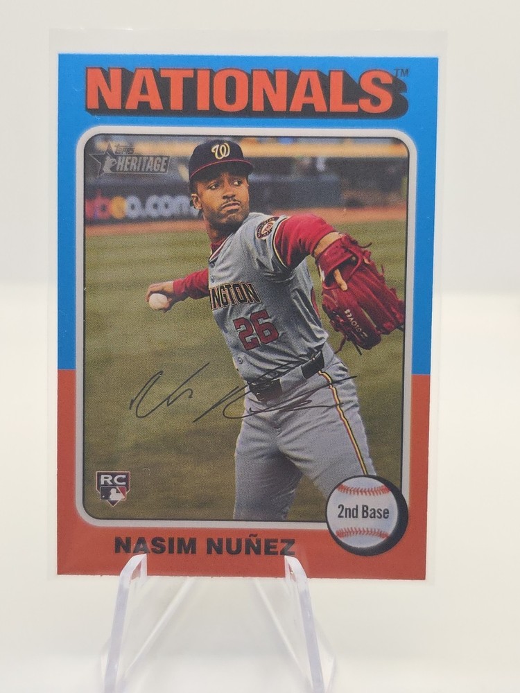 2024 Topps Heritage High Number – Nasim Nunez #687 (RC)